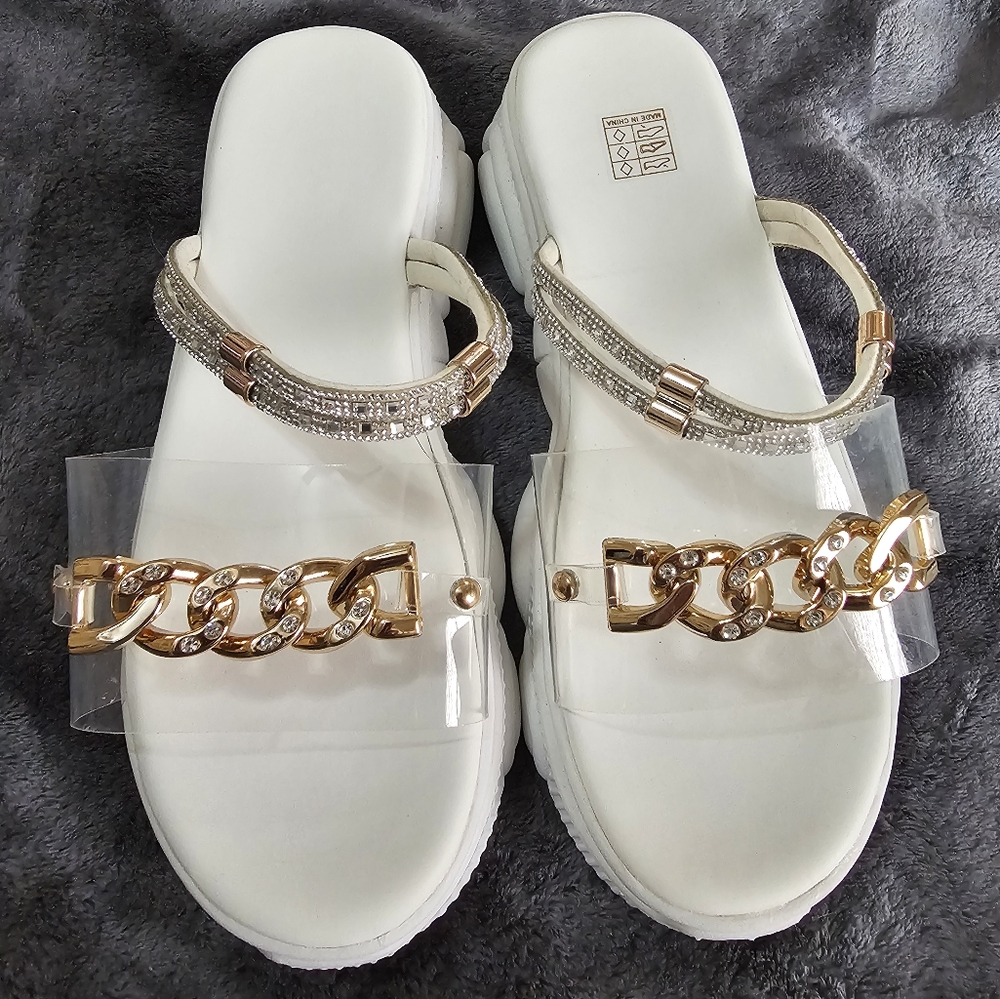 SHEIN waterproof slip on sandals